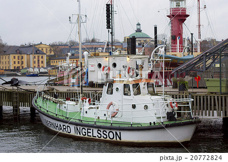 Moored in Stockholm berth tug Moored in Stockholm berth tug 20772824