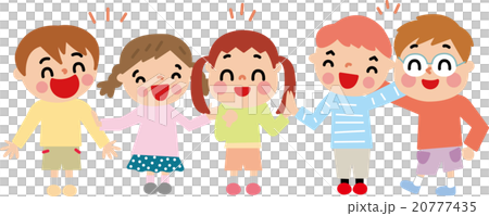 子供　小学生　談笑 20777435