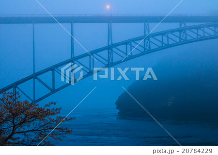 西海橋　夜明けの霧 20784229
