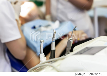 Dentist tools closeup 20784426