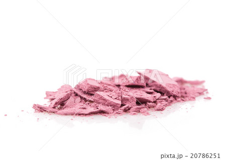 Crushed eyeshadows on white background Crushed eyeshadows on white background 20786251