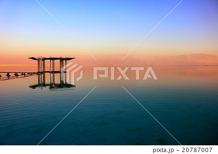 死海の夕焼け 死海の夕焼け 20787007