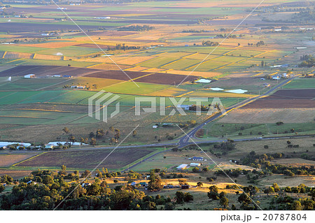 Aerial photograph of agriculture and farming Aerial photograph of agriculture and farming 20787804
