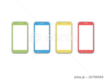 phone 4 colors layout template 20790069