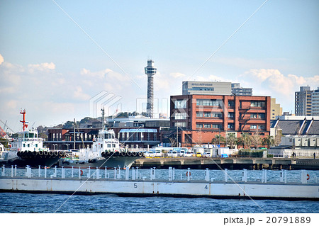 横浜　臨港パークより山下公園方面を望む 20791889