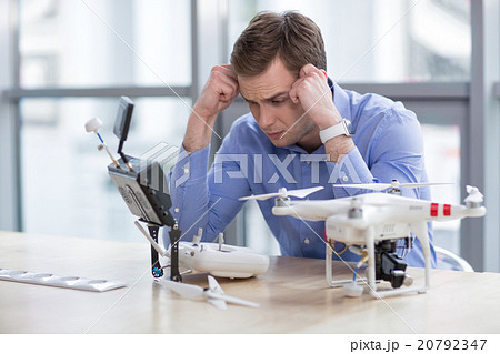 Young male freelancer is very sad 20792347