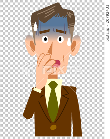 插图素材: 脸色苍白的老年商人的上半身 查看全部