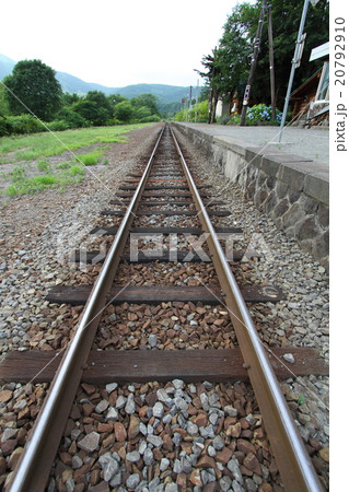 ローカル線のレール 20792910