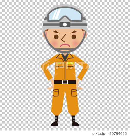 真剣な表情のレスキュー隊員 真剣な表情のレスキュー隊員 20794633