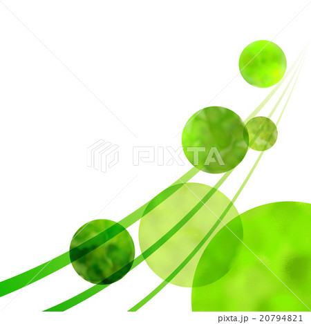 抽象模様　滲み　エコ　エコ背景　エコロジー　水彩 20794821