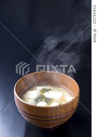 味噌汁　黒バック 20795931