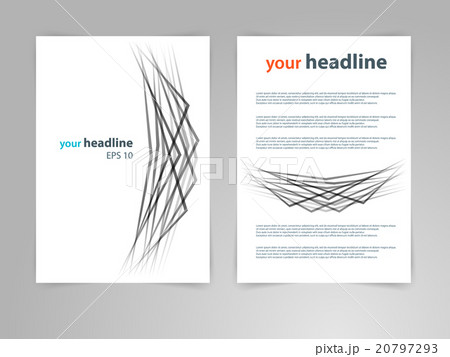 Abstract geometric design vector template layout 20797293