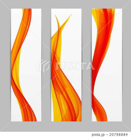 Abstract Colored Wave Header Background. Vector 20798884