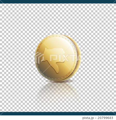 Thumb down on gold coin Thumb down on gold coin 20799683