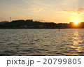 尾道水道の夕陽 20799805