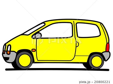 コンパクトカー　イエロー 20800221
