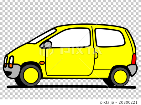コンパクトカー　イエロー 20800221
