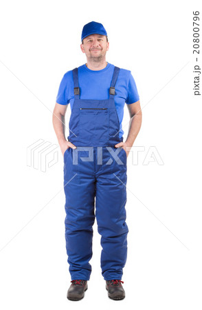 Worker in winter workwear. 20800796