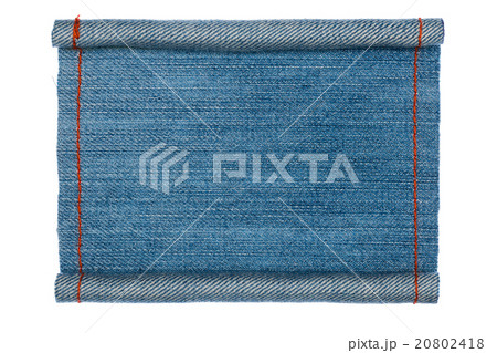 Denim frame folded in the form of manuscripts 20802418