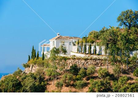 Village With White Houses in Andalusia, Spain 20802561