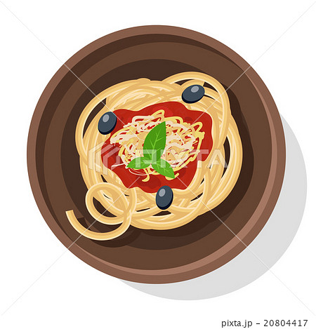 Italian pasta vector illustration. Isolated on Italian pasta vector illustration. Isolated on 20804417
