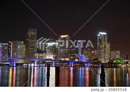 Night over Miami, Florida, USA Night over Miami, Florida, USA 20805538