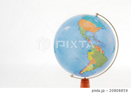 アメリカ大陸が写っている地球儀 アメリカ大陸が写っている地球儀 20808859