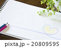 2色のハート 20809595