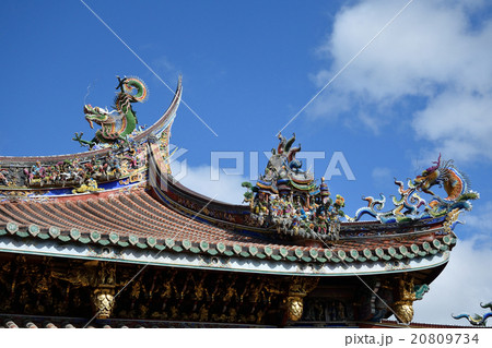 台湾 台北 三大廟門 大龍峒保安宮(だいりゅうどうほうあんぐう) 正殿 台湾 台北 三大廟門 大龍峒保安宮(だいりゅうどうほうあんぐう) 正殿 20809734