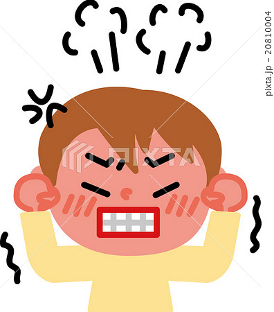 小学生　怒る 20810004