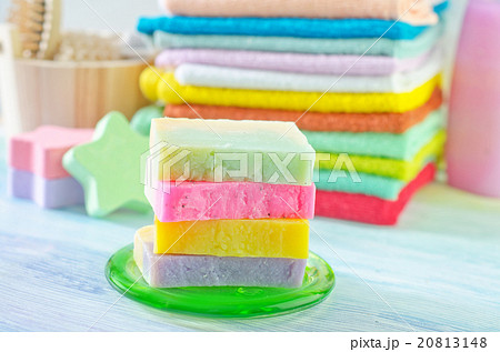 towels and soap towels and soap 20813148