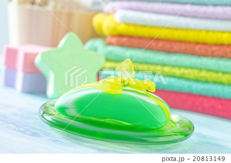 towels and soap towels and soap 20813149