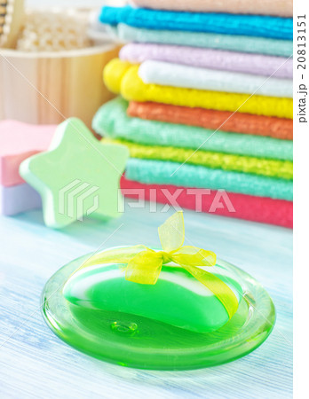 towels and soap towels and soap 20813151