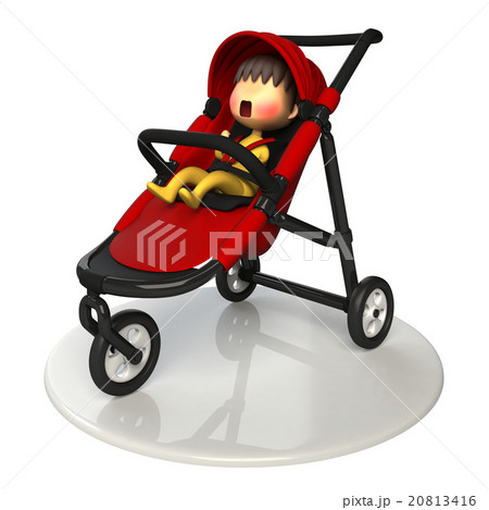 ベビーカーの赤ちゃん ベビーカーの赤ちゃん 20813416