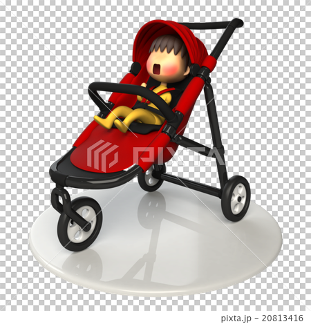 ベビーカーの赤ちゃん ベビーカーの赤ちゃん 20813416