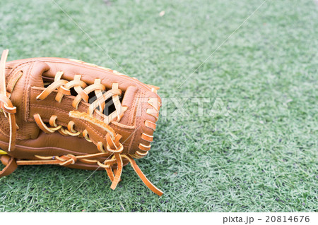 野球グローブの写真素材