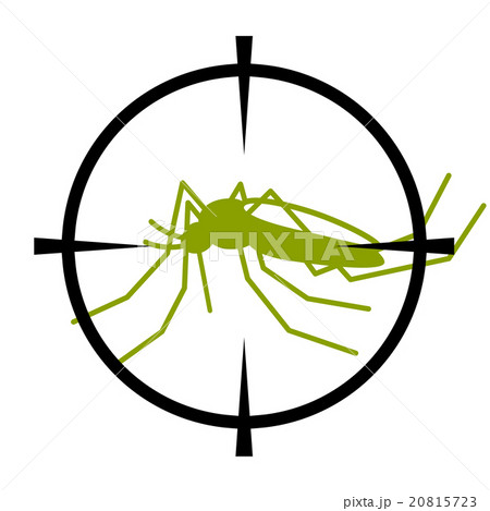 crosshair focused mosquito symbol crosshair focused mosquito symbol 20815723