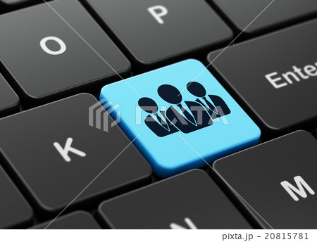 Law concept: Business People on computer keyboard Law concept: Business People on computer keyboard 20815781