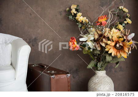 Design vintage interior with flowers Design vintage interior with flowers 20816575