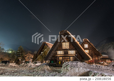 星降る里　白川郷の雪景色 20818056