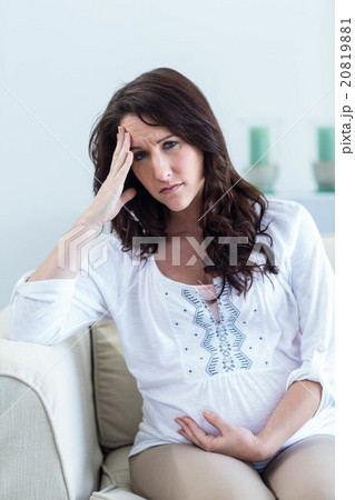 Pregnant woman with headache 20819881
