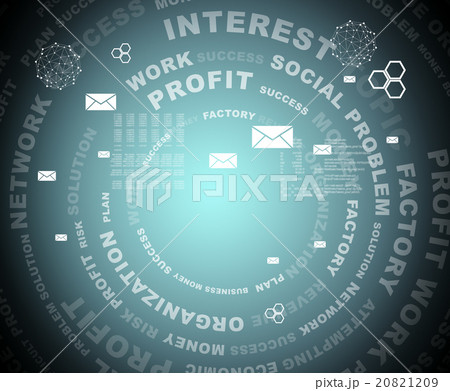 Business words with computer icons Business words with computer icons 20821209