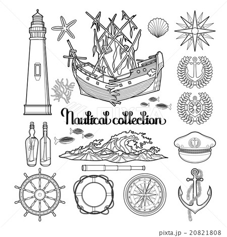 Graphic nautical collection Graphic nautical collection 20821808