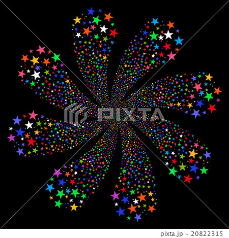 Star Fireworks Flower With Eight Petals 20822315