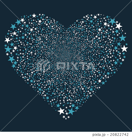 Star Fireworks Heart 20822742