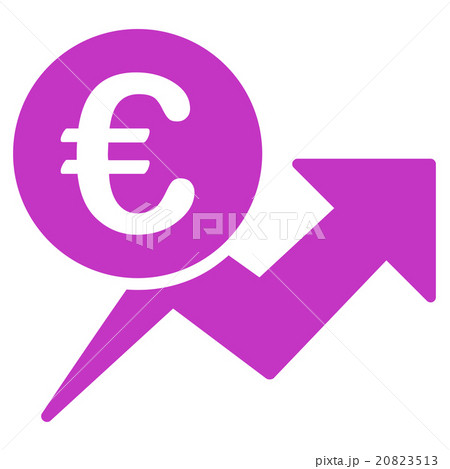 Euro Sales Growth Icon Euro Sales Growth Icon 20823513
