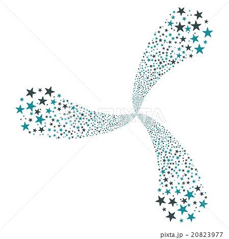 Star Fireworks Swirl With Three Petals 20823977