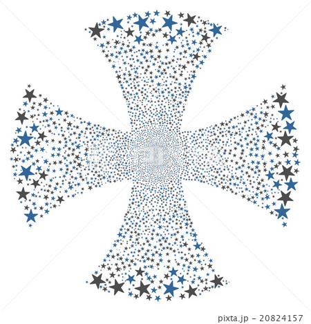 Sparkle Star Maltian Cross 20824157