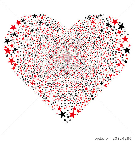 Star Fireworks Heart 20824280