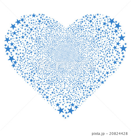 Star Fireworks Heart 20824428